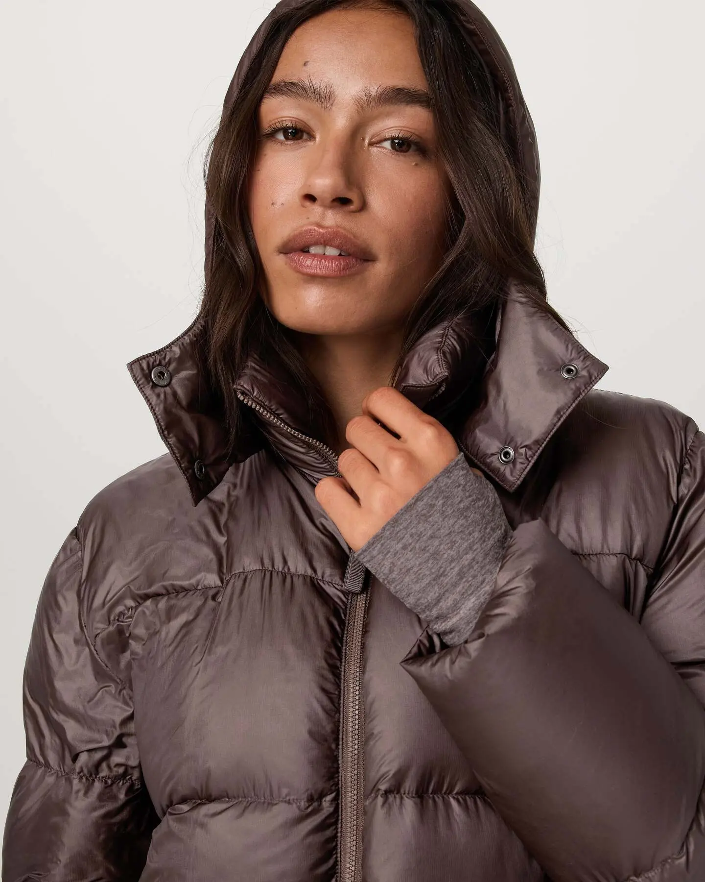 Women's Coordinate Long Down Jacket - Image 2