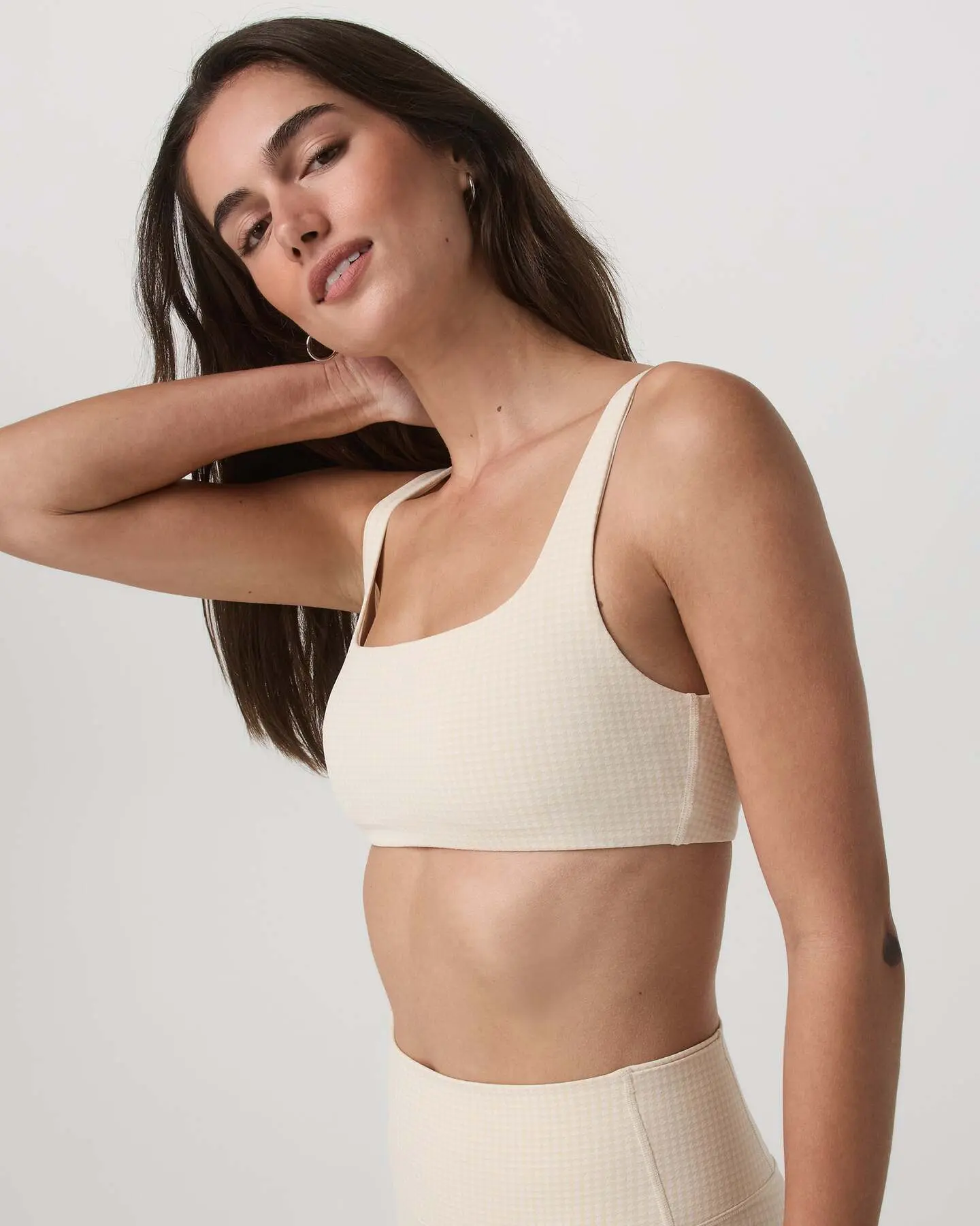 Micro Houndstooth Bra