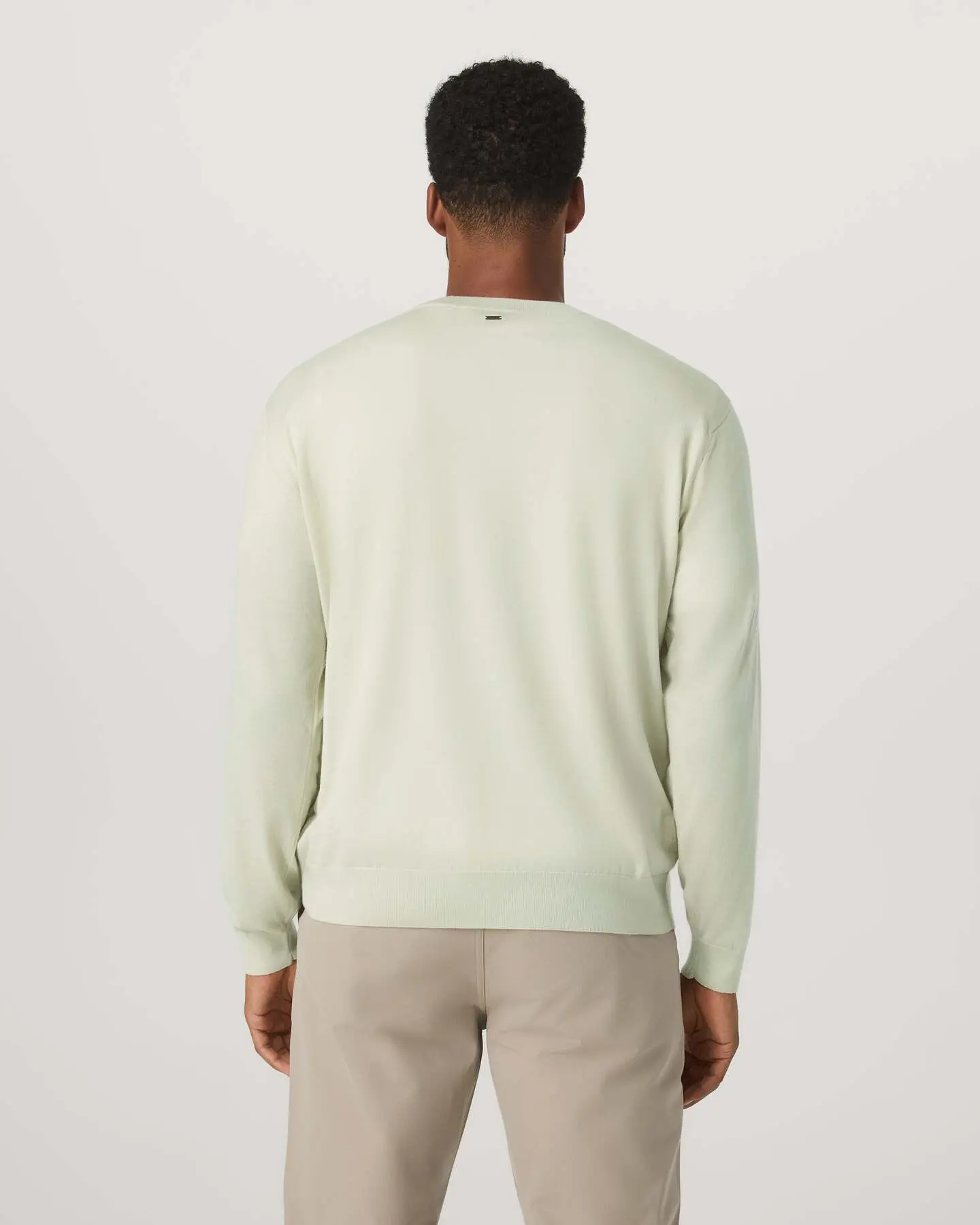 Merino Fine Gauge Wool Sweater - Image 3