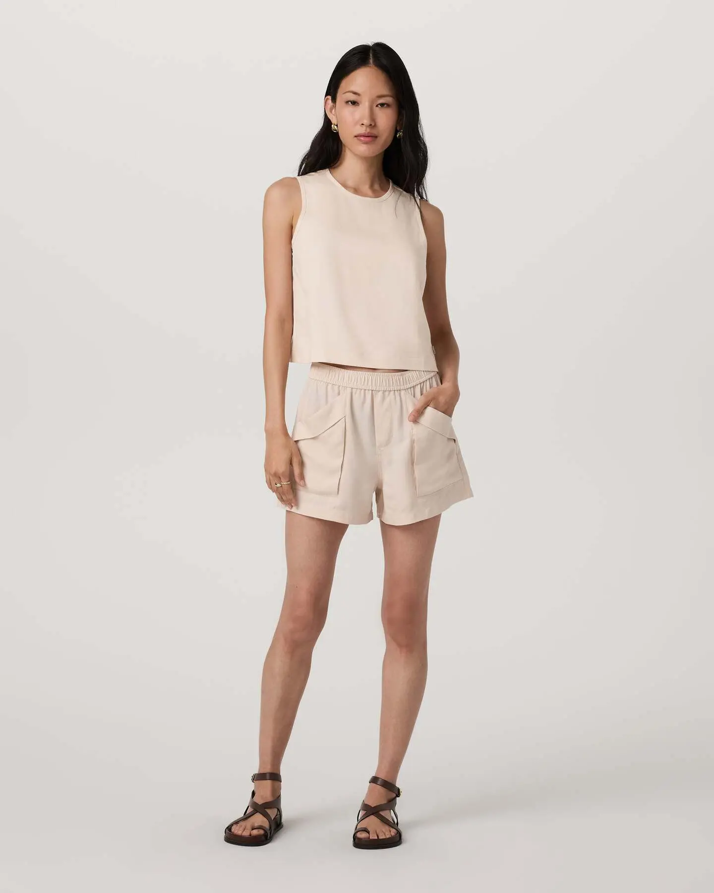 Trestles Twill Crop Tank - Image 4