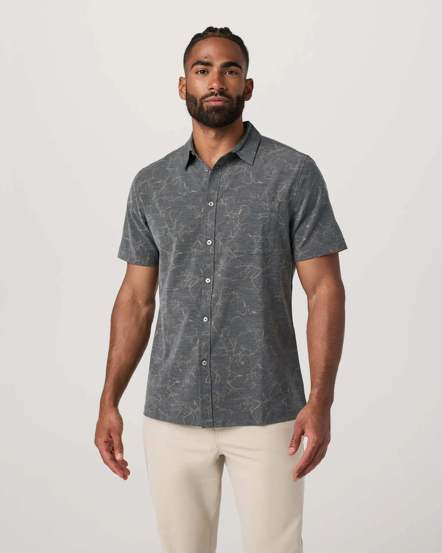Short Sleeve Bridge Button Down