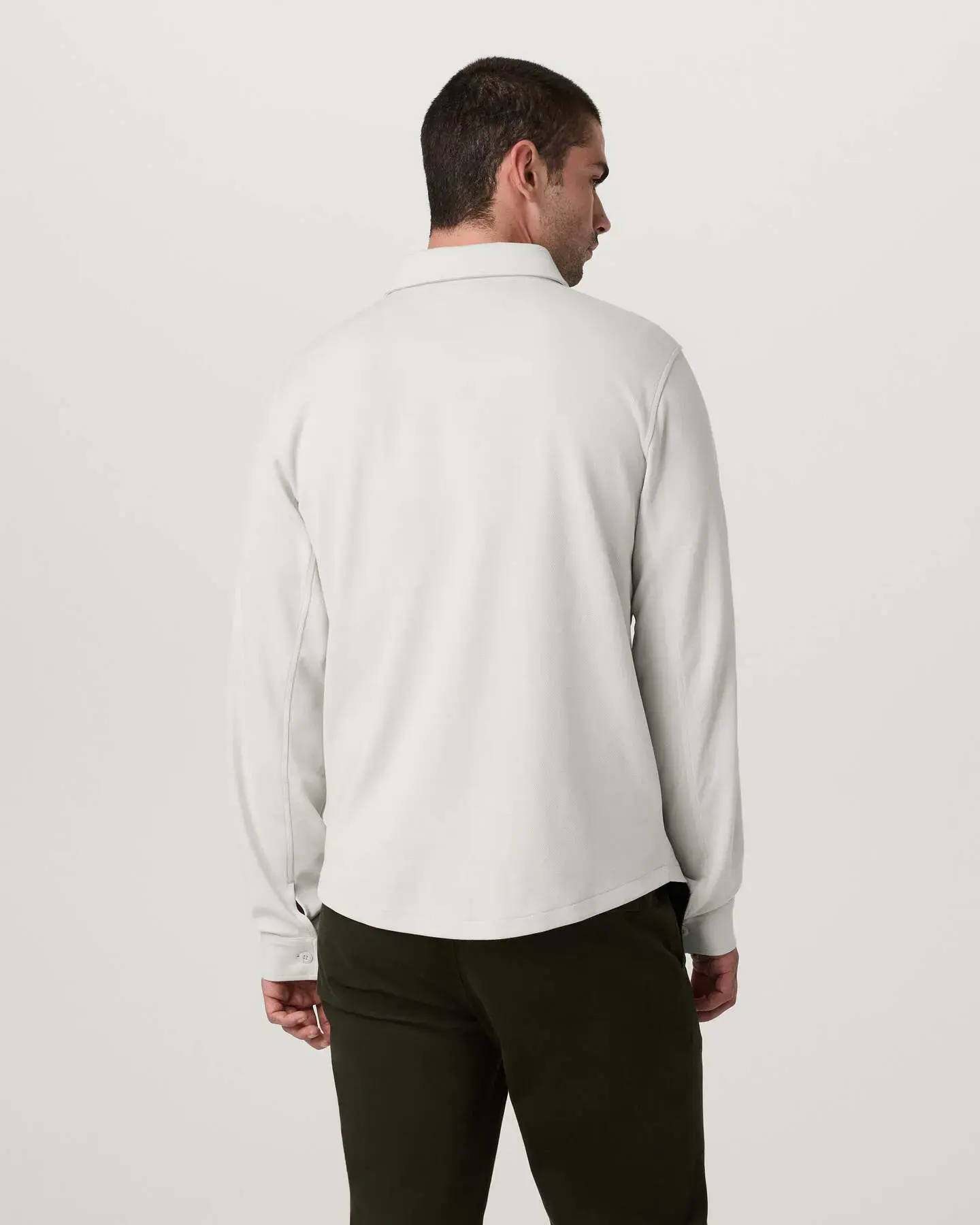 Long Sleeve Jeffreys Button Down Overshirt - Image 3