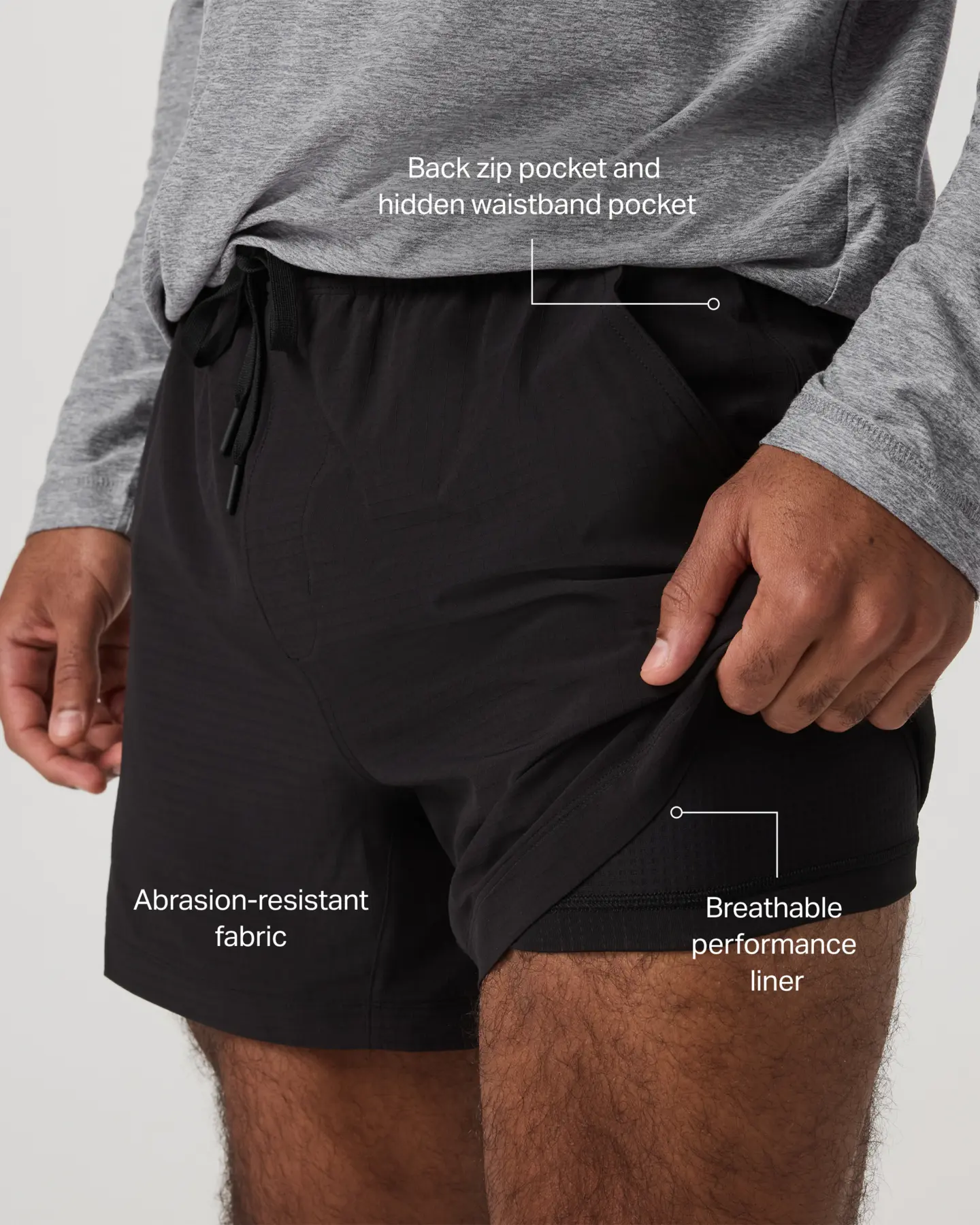 Vuori Hardkore Short Lined 5" - Image 2