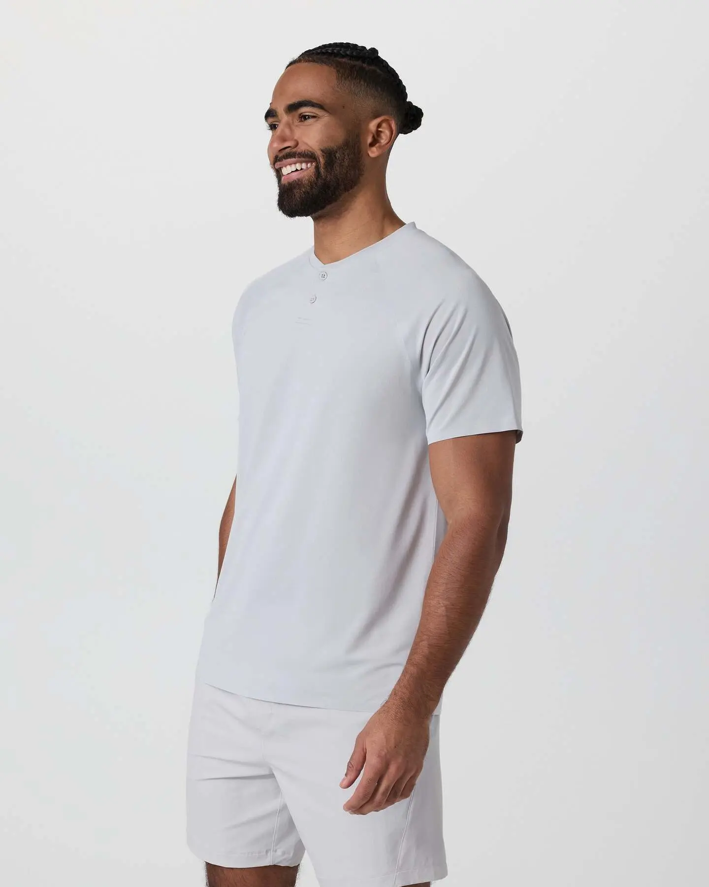 Short Sleeve Viewpoint Henley - Image 5