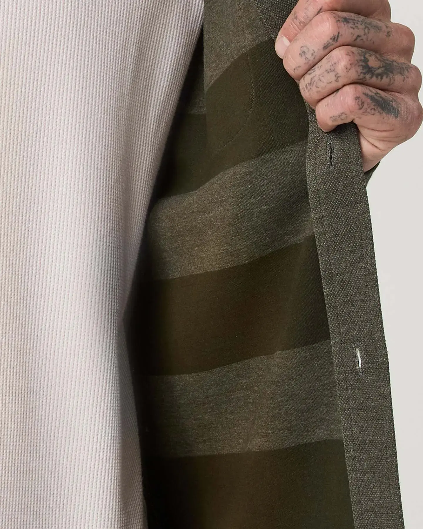 Long Sleeve Jeffreys Button Down Overshirt - Image 3