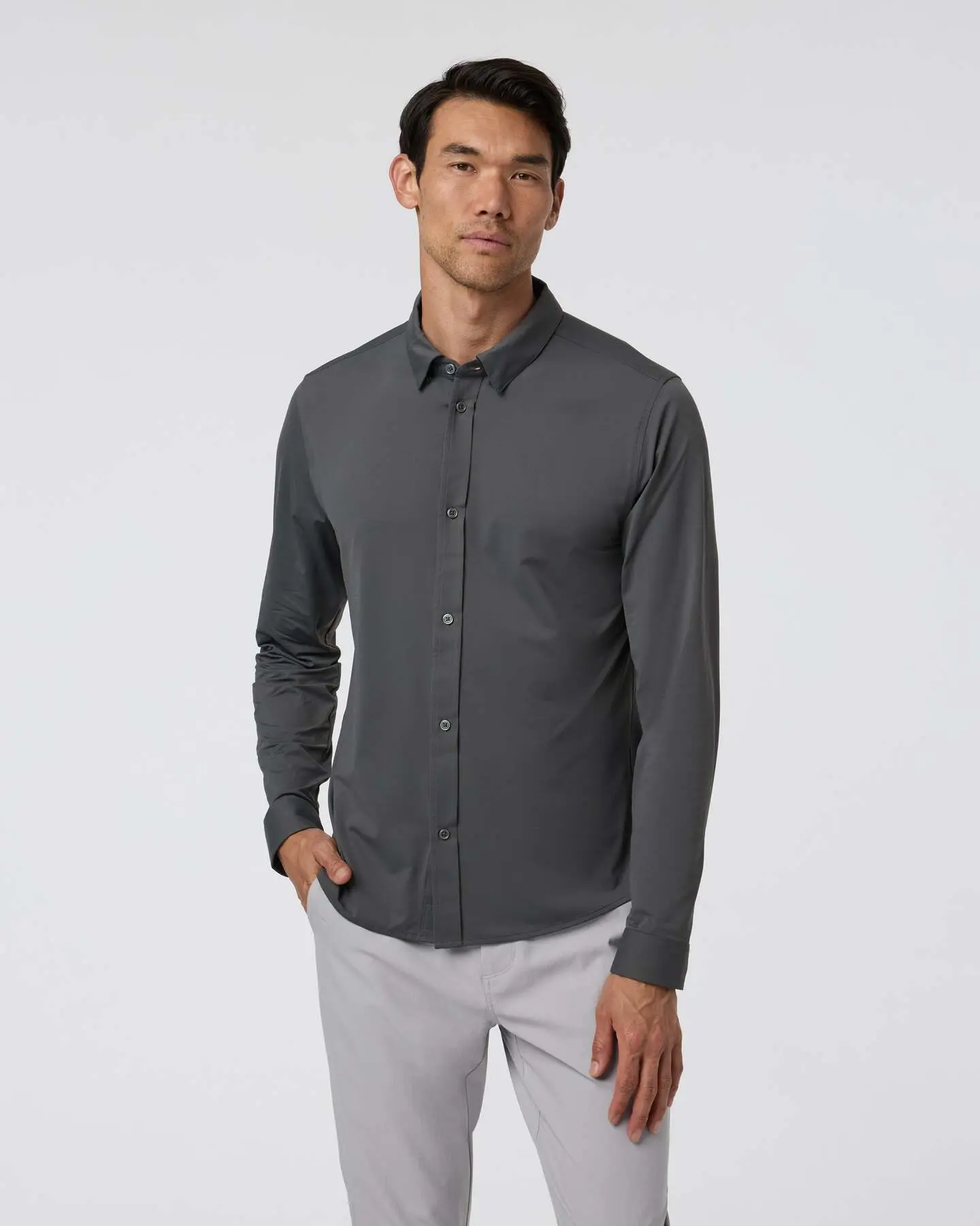 Long Sleeve Travellite Button Down - Image 5