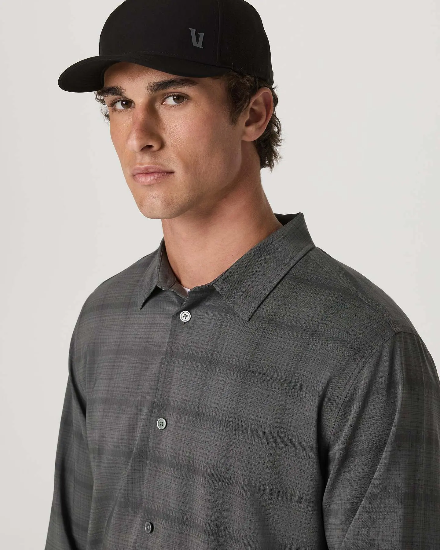 Long Sleeve Plaid Button Down Shirt - Image 5