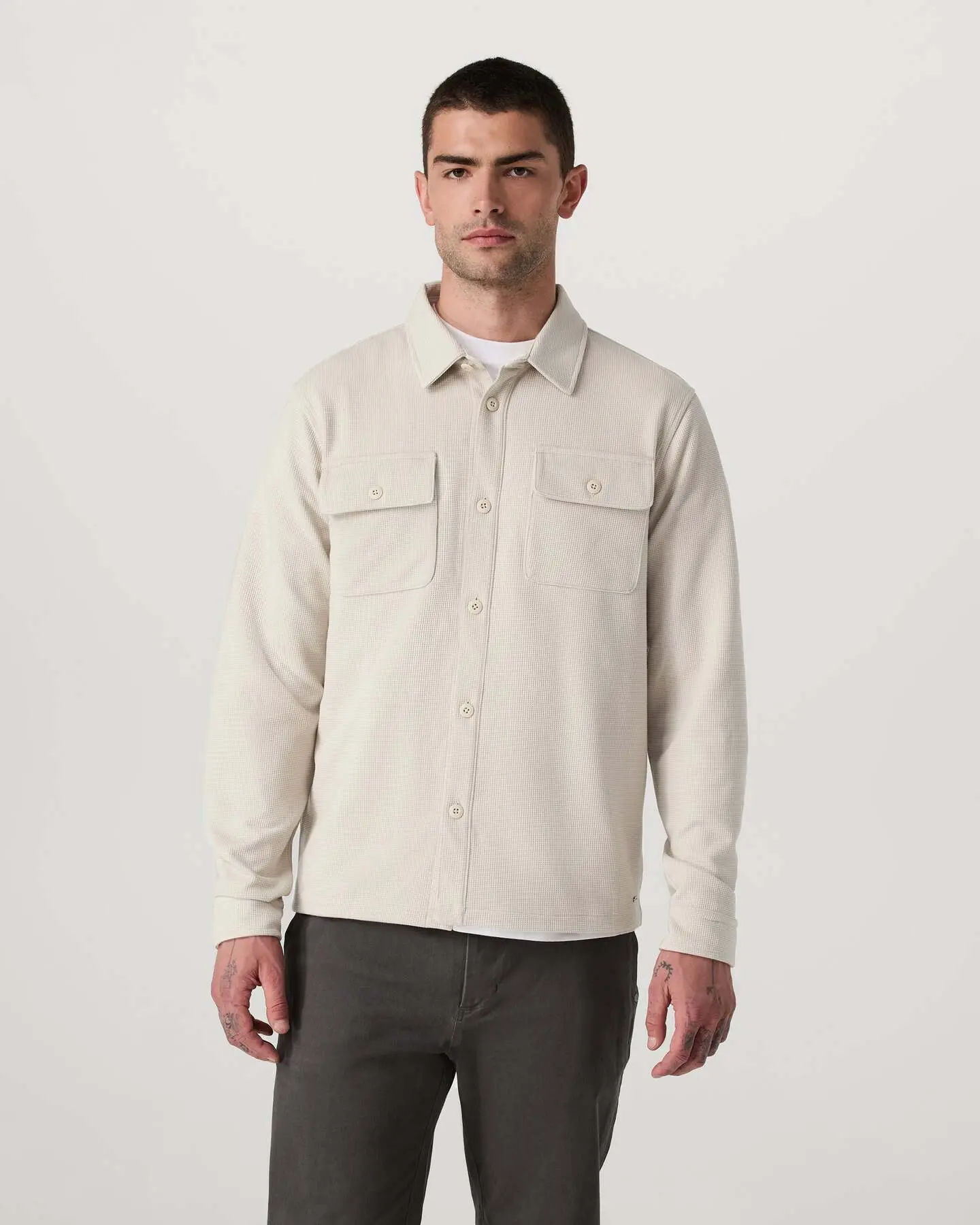Waffle Shirt Jacket
