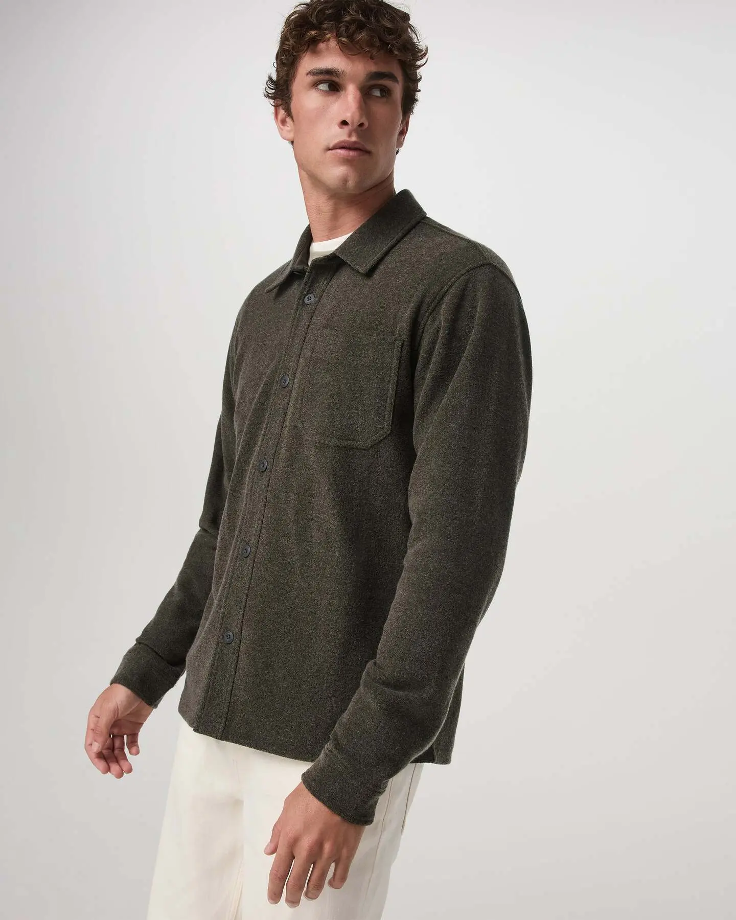 Beach Fleece Shirt Jacket