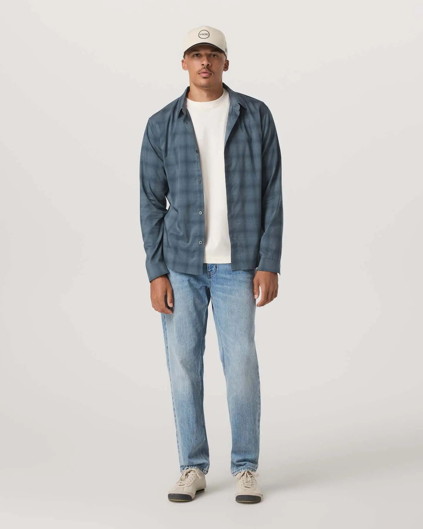 Long Sleeve Plaid Button Down Shirt - Image 4