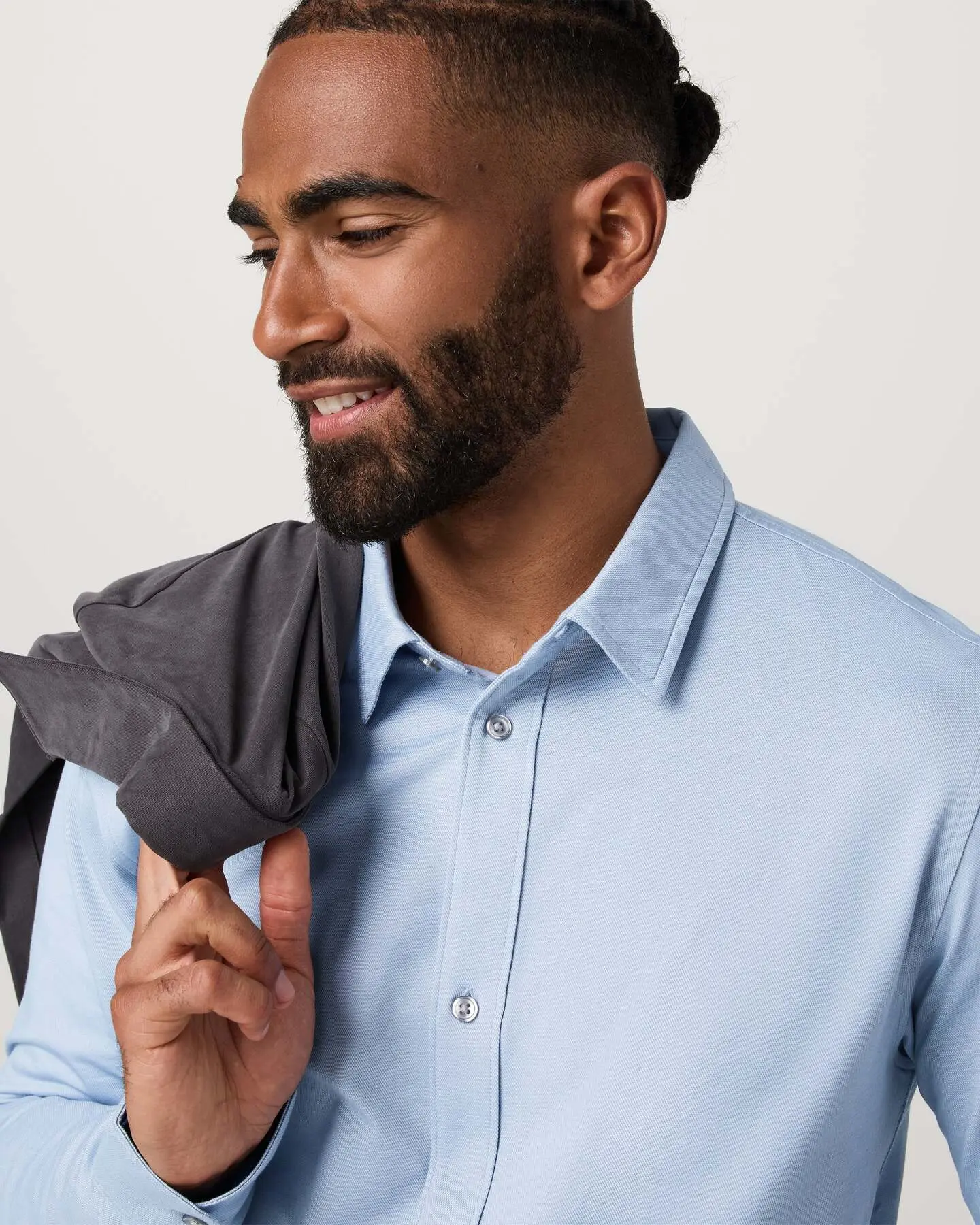 Long Sleeve Knit Oxford Button Down - Classic Fit - Image 2