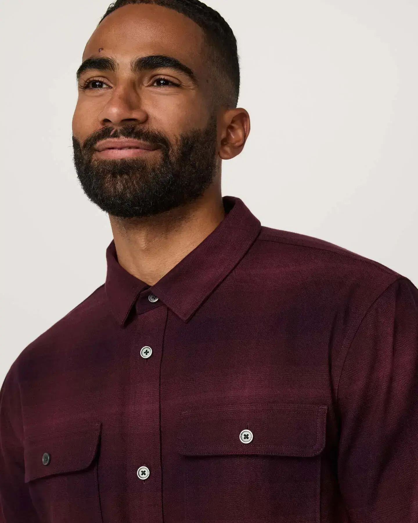 Long Sleeve Flannel Button Down Shirt - Image 2