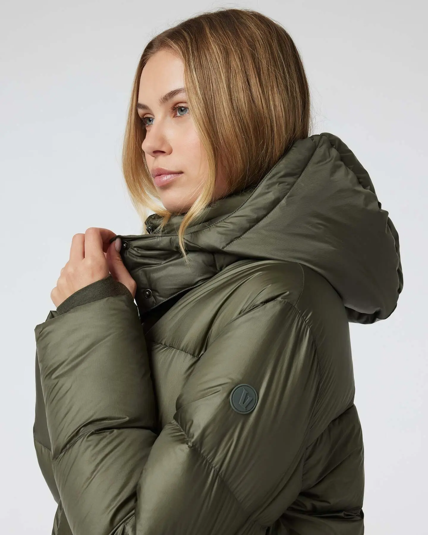 Women's Coordinate Long Down Jacket - Image 6