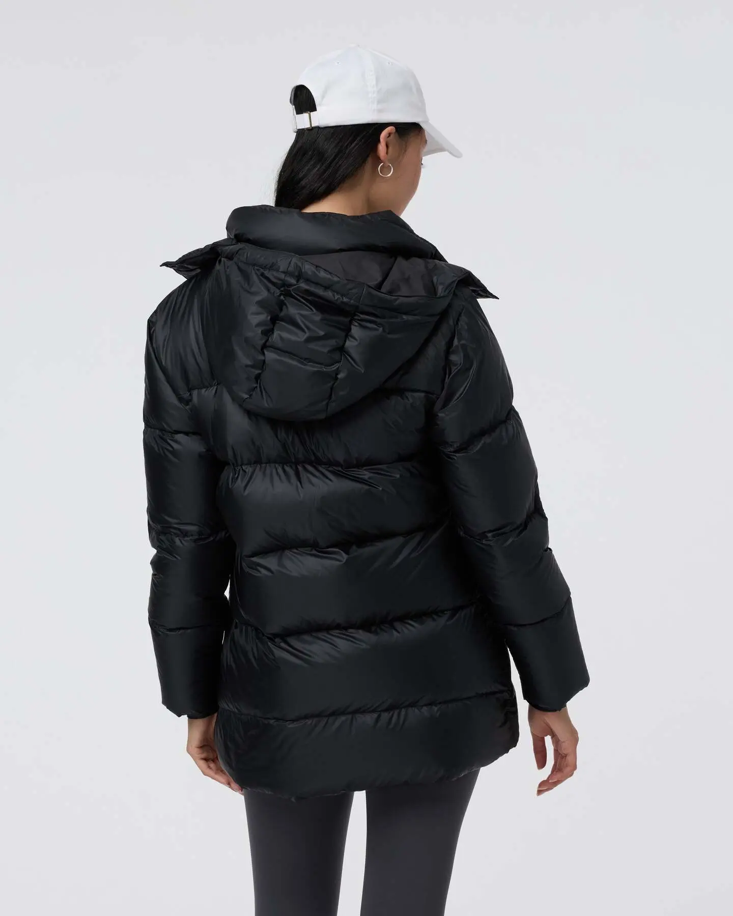 Women's Coordinate Long Down Jacket - Image 3