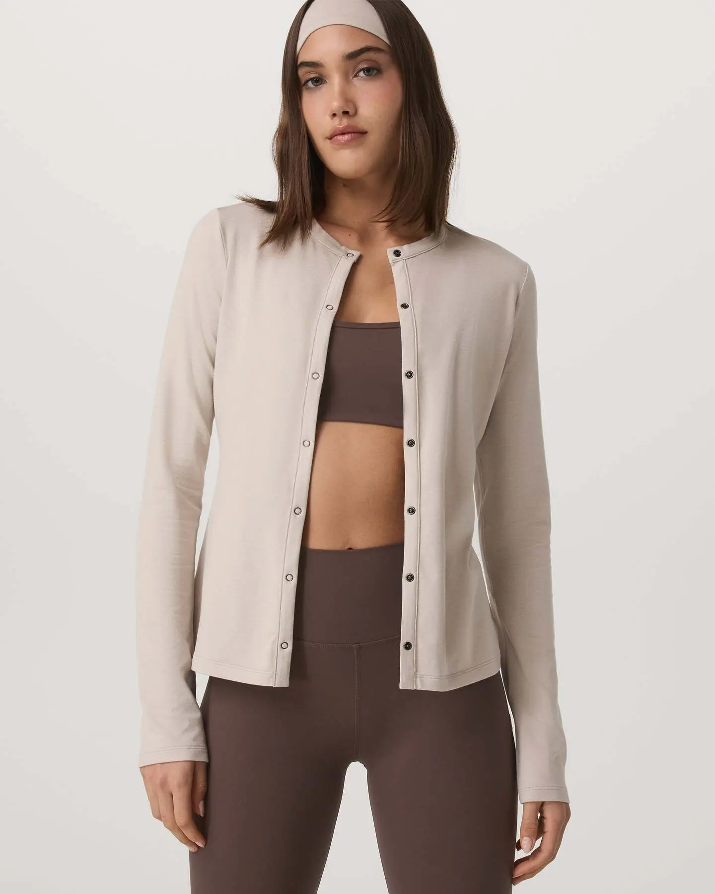 Long Sleeve Halo Snap Cardigan - Image 6
