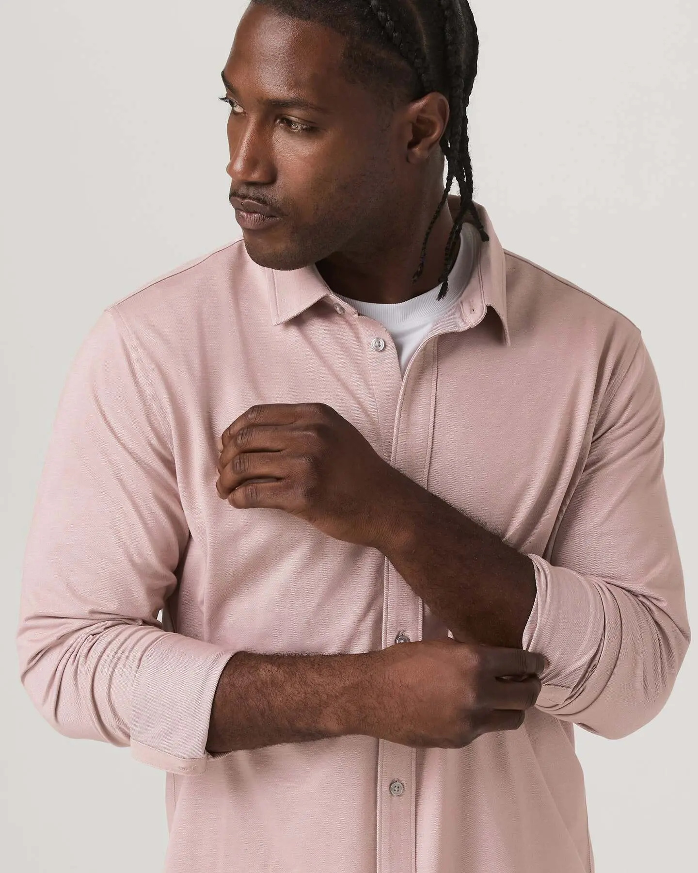 Long Sleeve Knit Oxford Button Down - Classic Fit