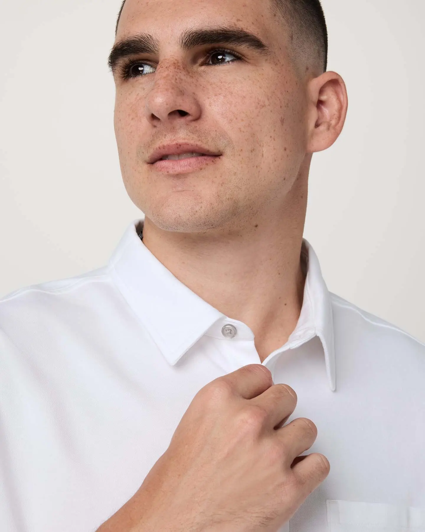Short Sleeve Knit Oxford Button Down - Classic Fit - Image 2