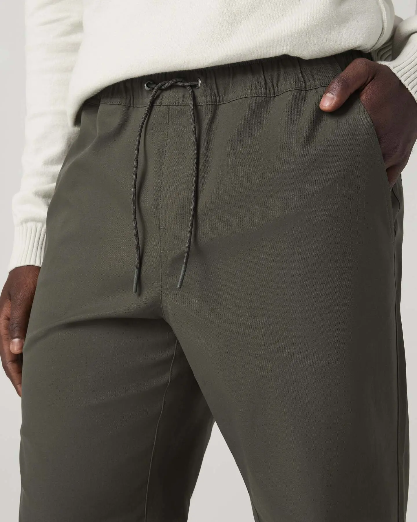 Cascade Elastic Waist Trouser Classic Fit 30" - Image 2