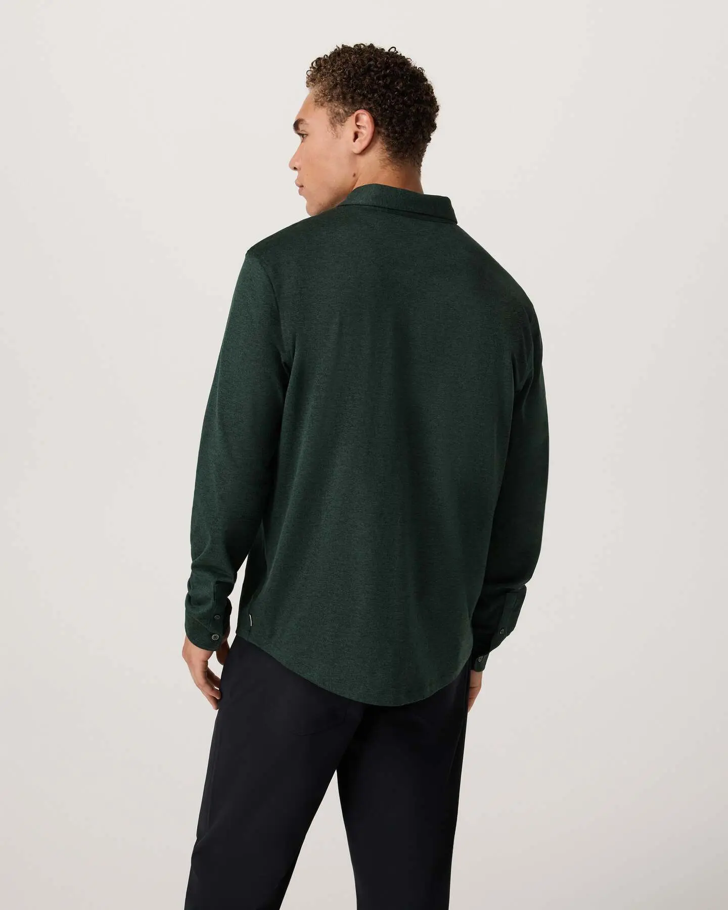 Long Sleeve Ponto Button Down Shirt - Image 3