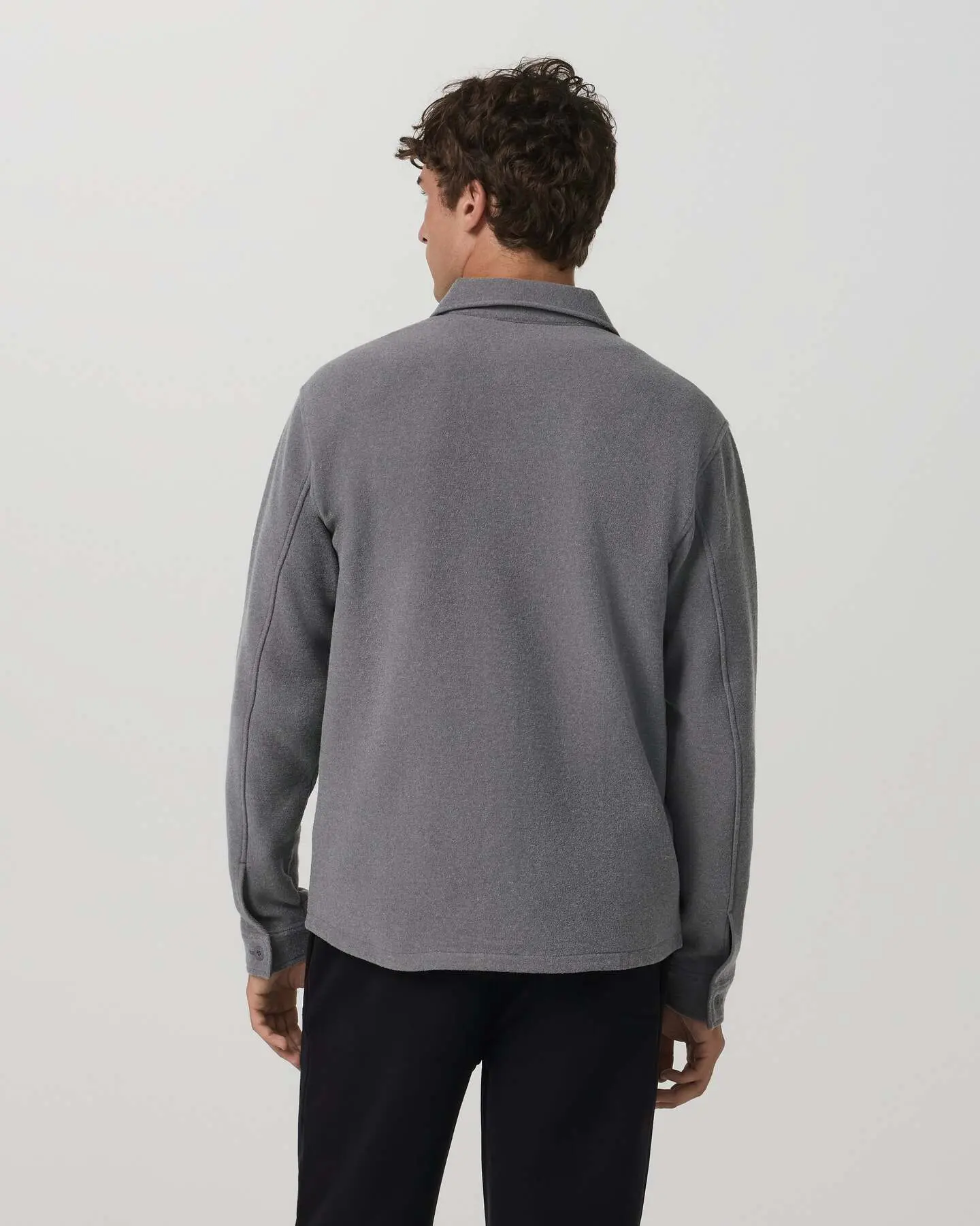 Beach Fleece Shirt Jacket - Image 4