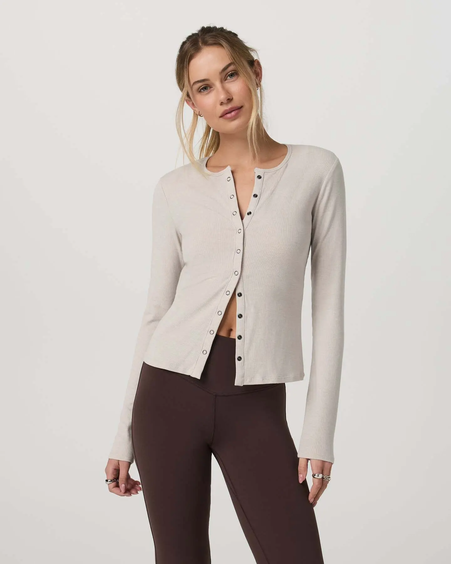 Long Sleeve Pose Twin Cardigan - Image 2