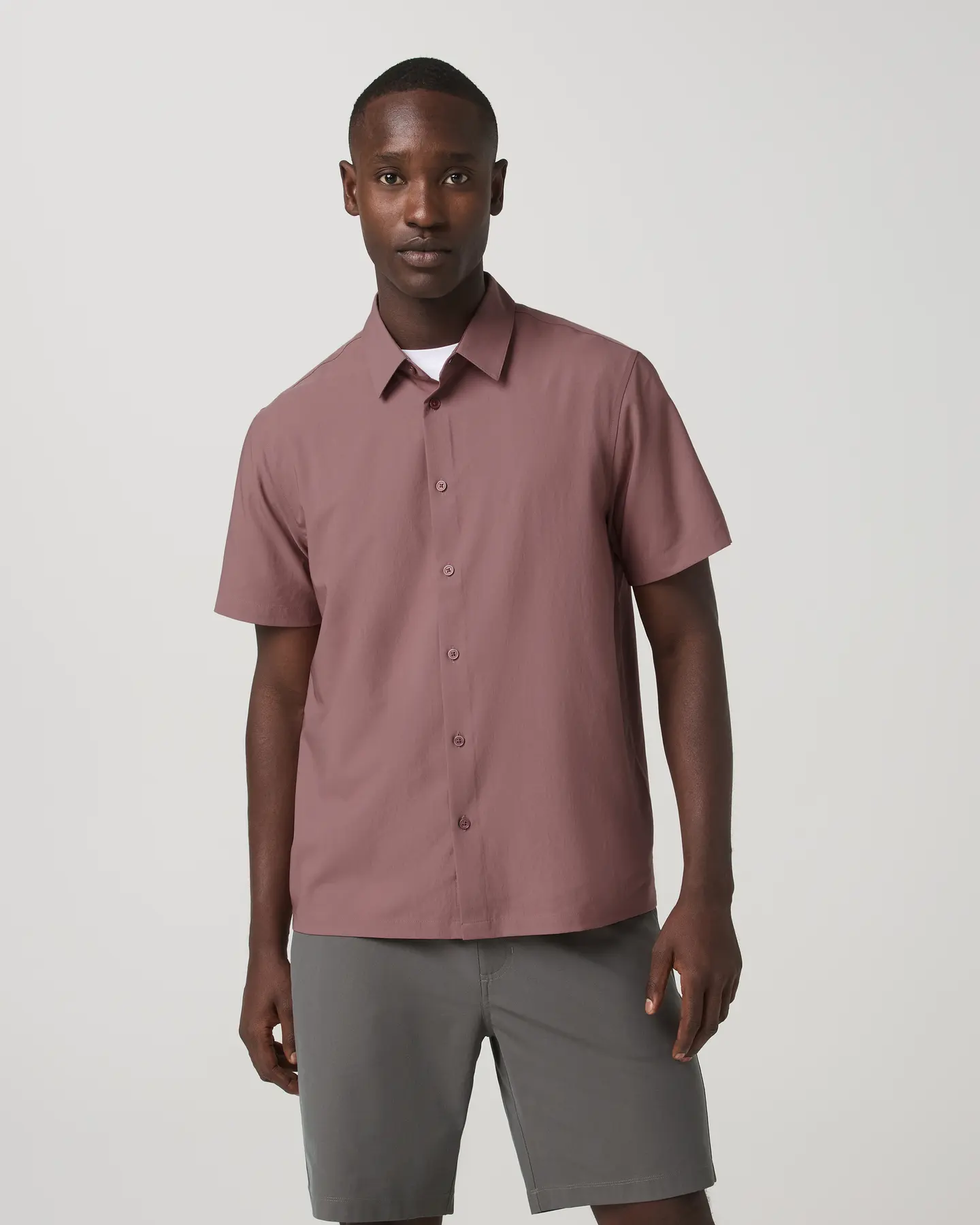 Short Sleeve Manhattan Button Down