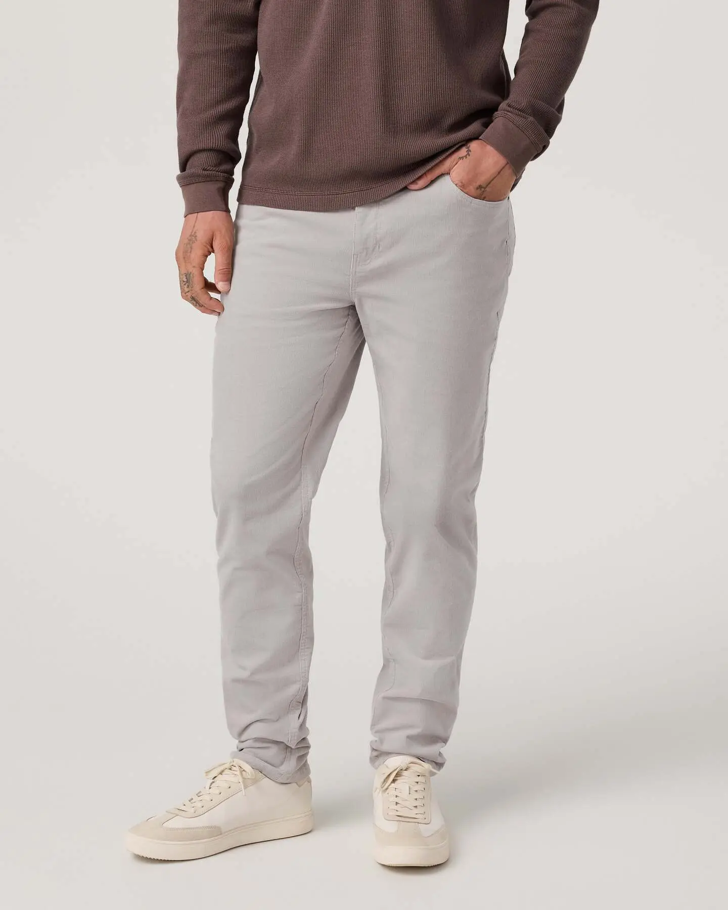 Optimist 5 Pocket Cord Pant Athletic Slim Fit - Image 2
