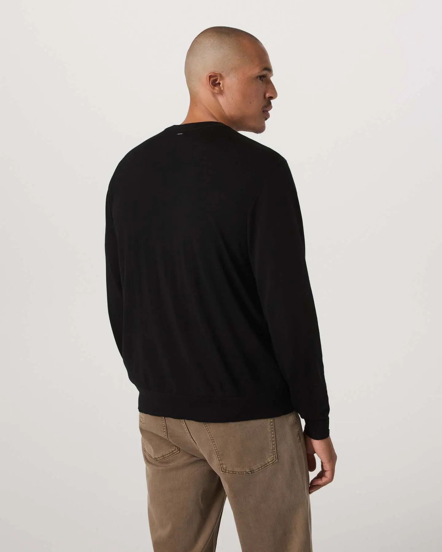 Merino Fine Gauge Wool Sweater - Image 3