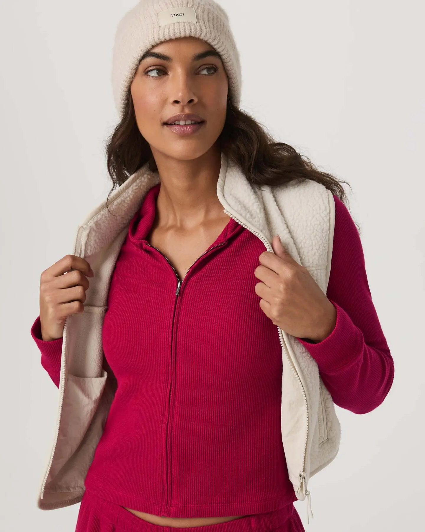 Waffle Full Zip Hoodie - Image 4