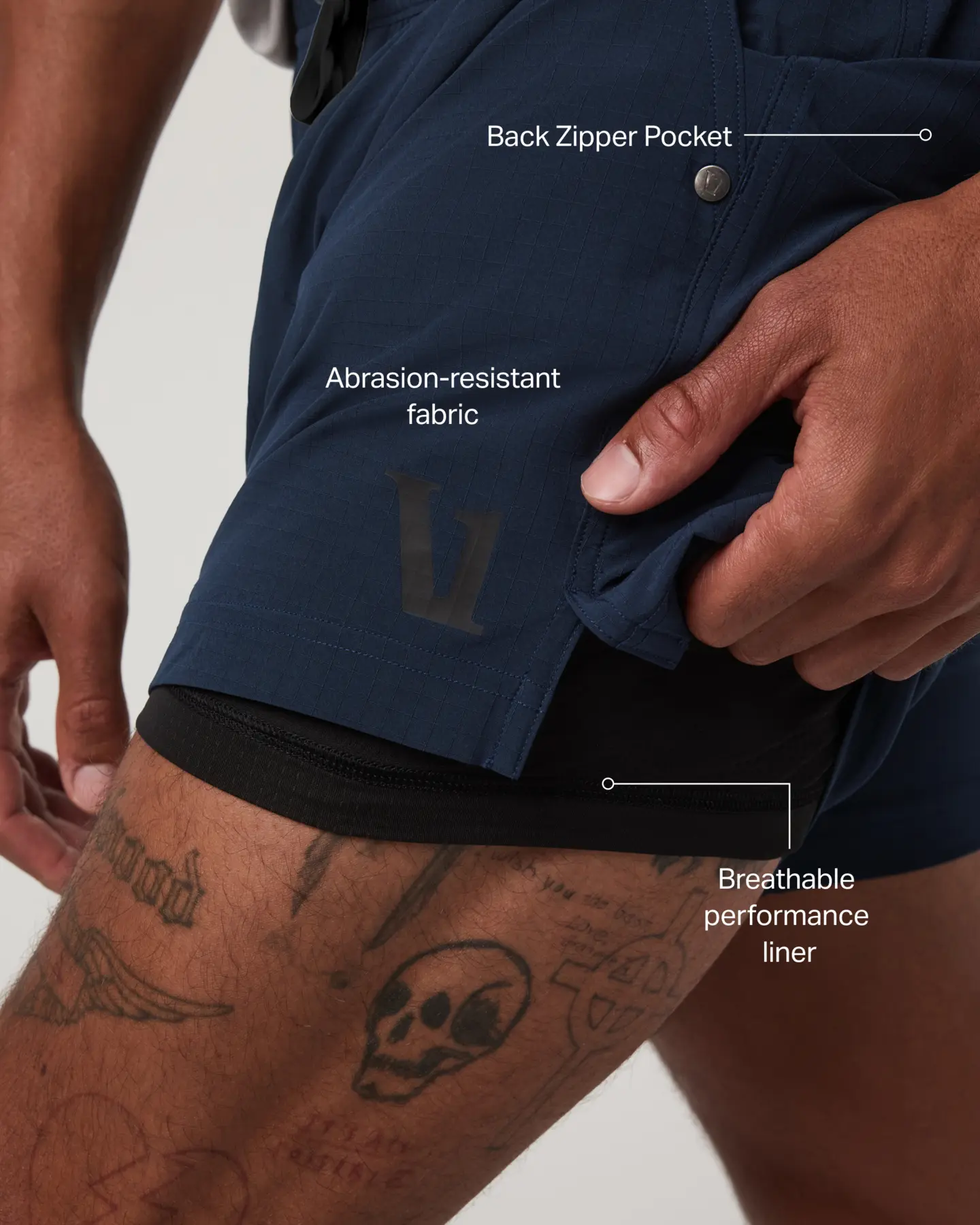 Vuori Hardkore Short Lined 5" - Image 2