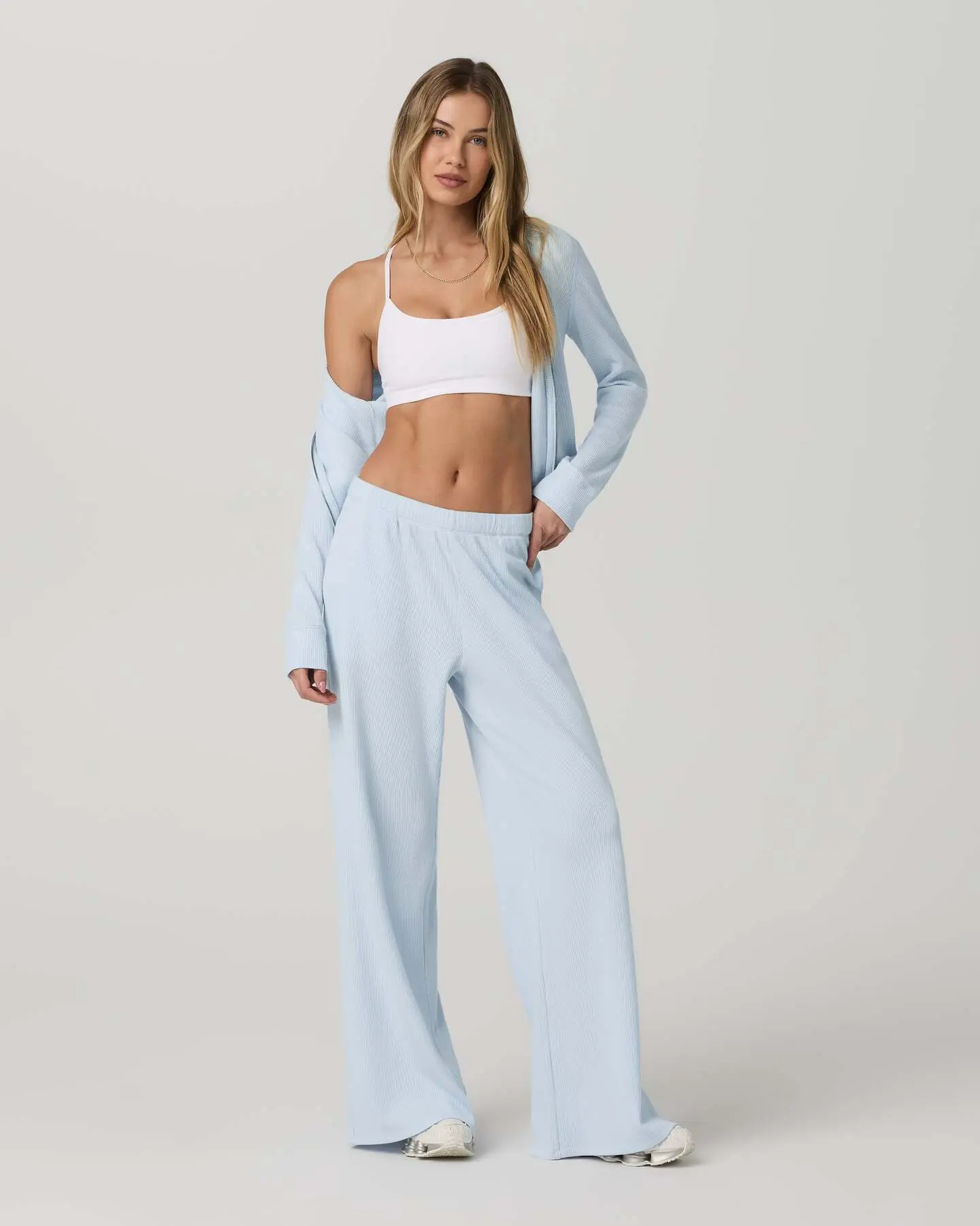 Waffle Wideleg Pant - Image 6