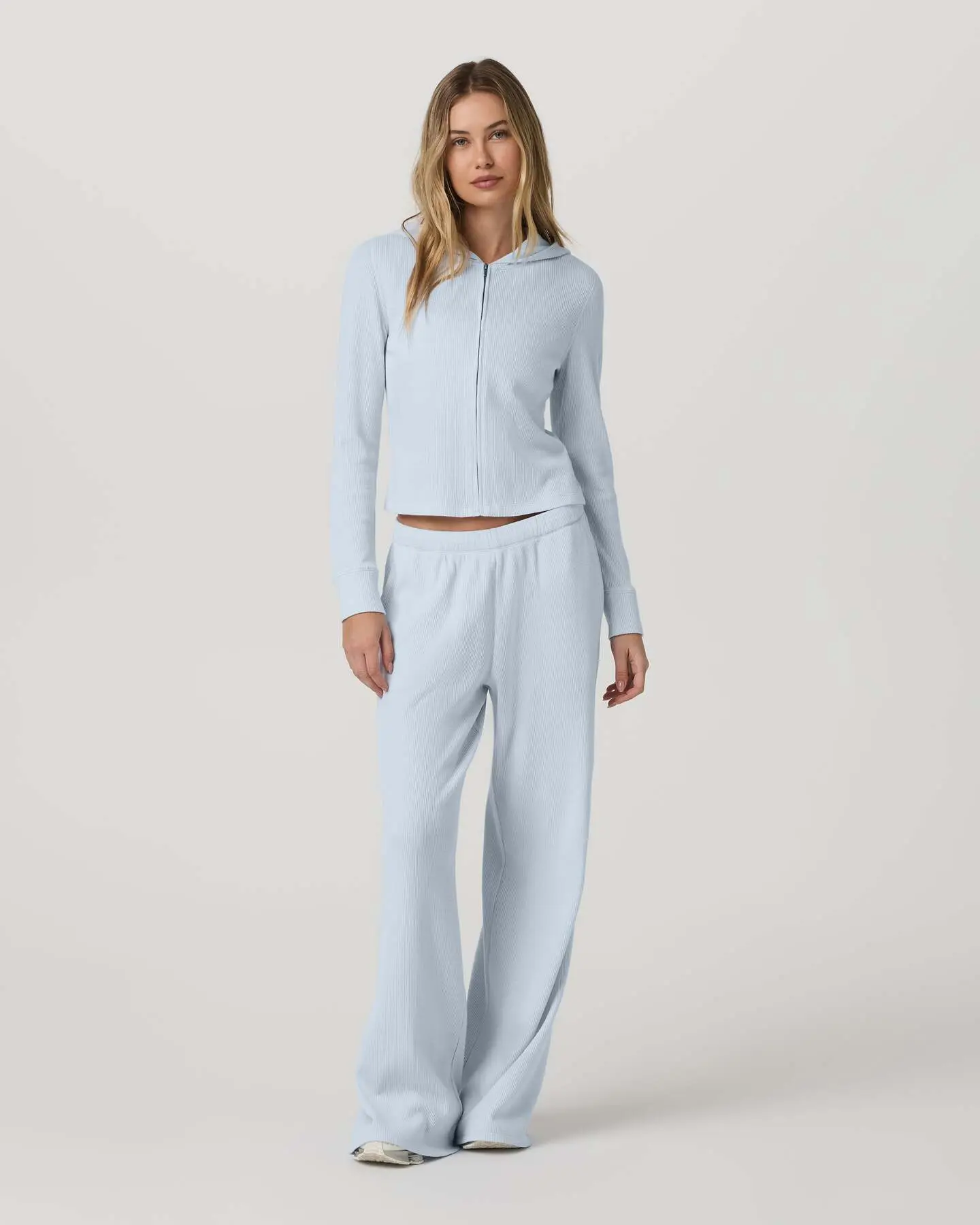 Waffle Wideleg Pant - Image 4