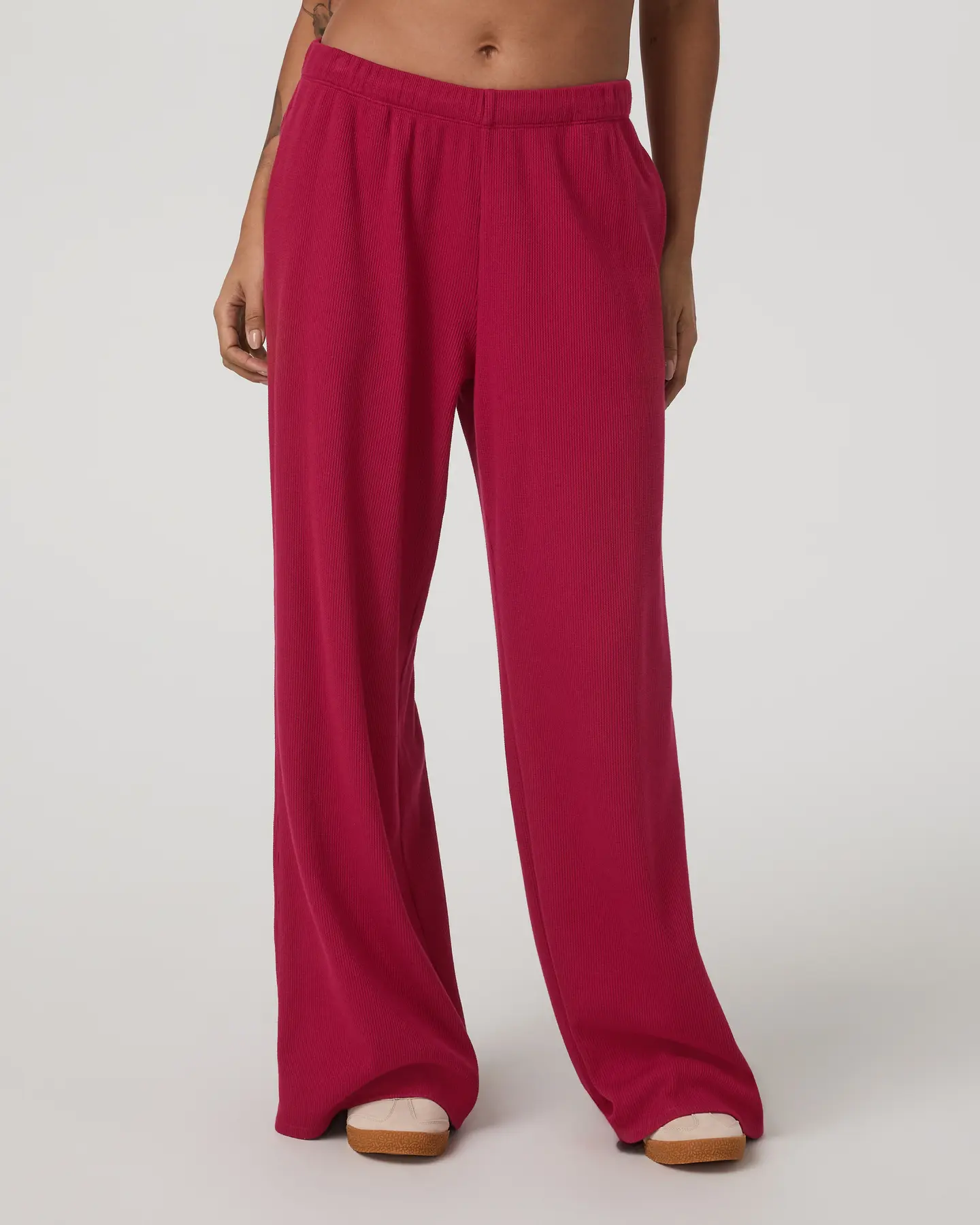 Waffle Wideleg Pant - Image 5