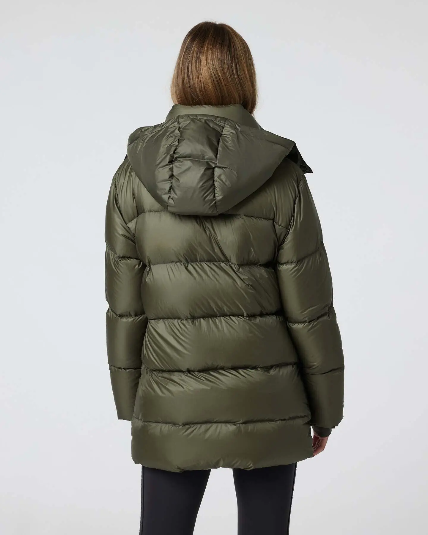 Women's Coordinate Long Down Jacket - Image 3